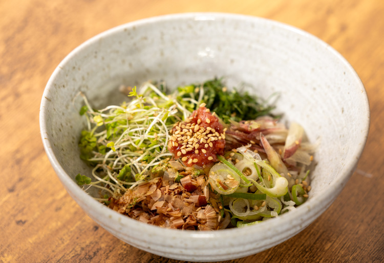 さっぱり10割そばサラダ風