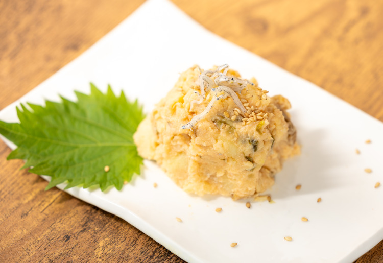 あおさじゃが明太